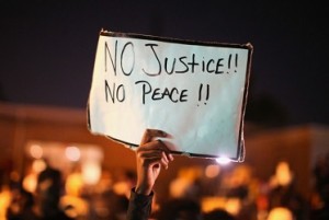 No justice no peace