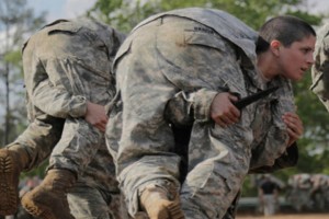 Kristen Griest in training. Nikayla Shodeen / US Army