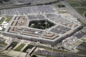 An aerial view of the Pentagon building in Washington, June 15, 2005. U.S. Defense Secretary Donald Rumsfeld defended the Guantanamo prison against critics who want it closed by saying U.S. taxpayers have a big financial stake in it and no other facility could replace it at a Pentagon briefing on Tuesday. REUTERS/Jason Reed JIR/CN - RTREIPO