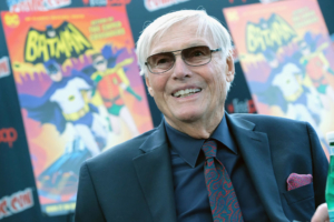 NEW YORK, NY - OCTOBER 06: Actor Adam West attends the Batman: Return of the Caped Crusaders Press Room at New York Comic-Con - Day 1 at Jacob Javits Center on October 6, 2016 in New York City. (Photo by Mike Coppola/Getty Images)