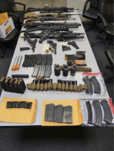 cache of weapons