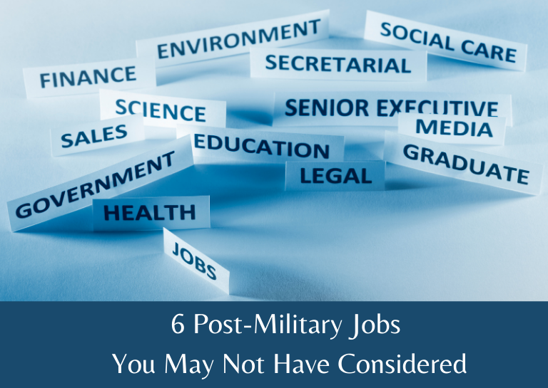 post military jobs