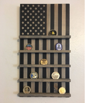 American Flay Coin Holder