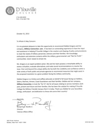 Letter of Recommendation from Benjamin L. Randle Jr., D'youville College.