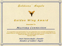 Soldier's Angels Award