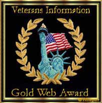 Gold Web Award - Presented to MilitaryConnection.com on May 22, 2008 by VeteransInfo.org