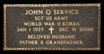 veterans grave markers