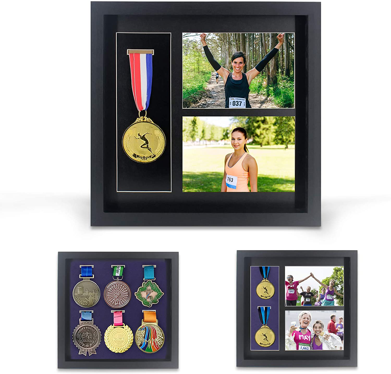 medal and photo frame